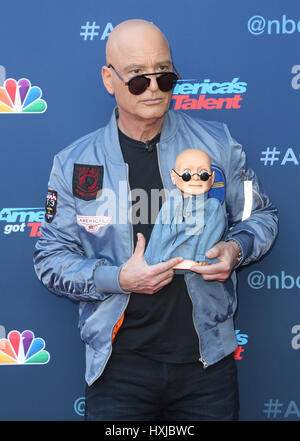 Pasadena, CA, USA. Mar 27, 2017. 27 mars 2017 - Pasadena, Californie - Howie Mandel. NBC's ''America's Got Talent'' saison 12 Kickoff tenue au Pasadena Civic Auditorium. Photo Credit : Crédit : AdMedia AdMedia/ZUMA/Alamy Fil Live News Banque D'Images