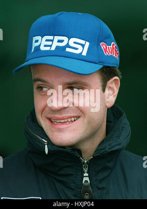 RUBENS BARRICHELLO JORDANIE TOTAL PEUGEOT pilote de F1 09 mars 1995 Banque D'Images