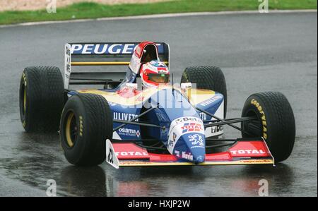 RUBENS BARRICHELLO JORDANIE TOTAL PEUGEOT pilote de F1 20 février 1995 Banque D'Images