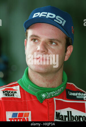 RUBENS BARRICHELLO JORDANIE TOTAL PEUGEOT pilote de F1 20 février 1995 Banque D'Images