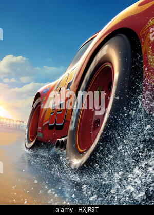 DATE DE SORTIE : Juin 2017 TITRE : Voitures 3 Studio : Directeur de Pixar : Brian PARCELLE Frais : Lightning McQueen vise à prouver à une nouvelle génération de coureurs qu'il est toujours la meilleure course de voiture dans le monde Photo : Lightning McQueen Affiches (crédit Image : © Pixar/photos) Banque D'Images