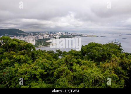 Grand angle de vue de la Crique de Botafogo Botafogo (Cove) - Rio de Janeiro - Brésil Banque D'Images