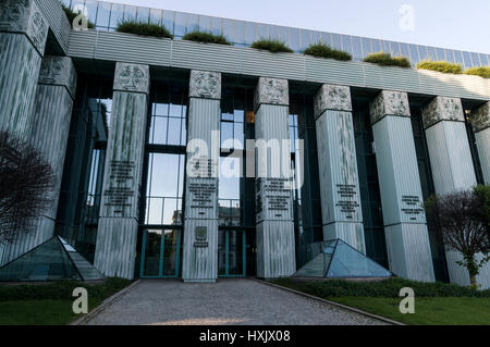 Sad apelacyjny - Cour d'appel en place Krasinski à Varsovie, Pologne Banque D'Images