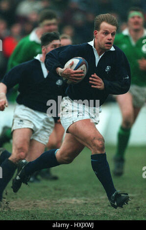 ROWEN SHEPHERD & ECOSSE EDINBURGH ACADEMY 09 Février 1995 Banque D'Images