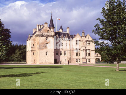 Brodie Castle et motifs, Forres, Moray, Ecosse, Royaume-Uni Banque D'Images