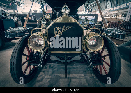 Vintage Car Cadillac Model 30, 1911. Stylisation. Tonifiant. Plus grand d'Europe Exposition de voitures classiques 'RETRO' classiques Banque D'Images