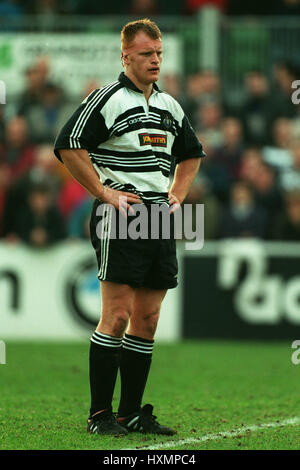 RICHARD ARNOLD Newcastle Falcons RU 11 Mars 1998 Banque D'Images