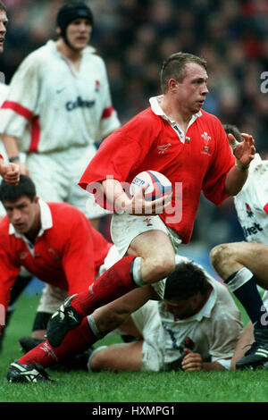 BARRY WILLIAMS. Pays de Galles & RICHMOND RU 23 Février 1998 Banque D'Images