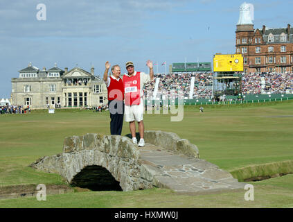 JACK NICKLAUS DIT AU REVOIR L'OUVRIR.ST ANDREWS 17 Juillet 2005 Banque D'Images