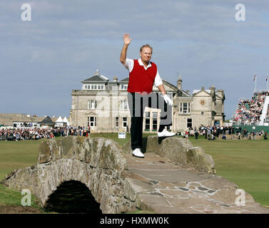 JACK NICKLAUS DIT AU REVOIR L'Open Championship 2005.ST ANDREWS SCOTLAND 15 Juillet 2005 Banque D'Images