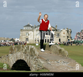 JACK NICKLAUS DIT AU REVOIR L'Open Championship 2005.ST ANDREWS SCOTLAND 15 Juillet 2005 Banque D'Images