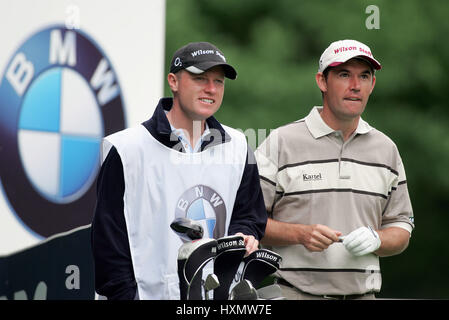 PADRAIG HARRINGTON L'IRLANDE WENTWORTH VIRGINIA WATER ENGLAND 28 Mai 2005 Banque D'Images