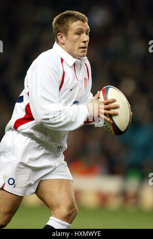 JONNY WILKINSON L'ANGLETERRE ET Newcastle Falcons RU ANGLETERRE LONDRES TWICKENHAM 15 Février 2003 Banque D'Images