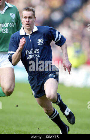 CHRIS PATERSON & ECOSSE Edimbourg Edimbourg Murrayfield Rugby 16 Février 2003 Banque D'Images