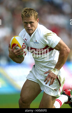 JOSH LEWSEY ANGLETERRE RU MANCHESTER EN ANGLETERRE 02 Août 2002 Banque D'Images