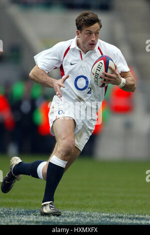 DAN LUGER ANGLETERRE & NEC HARLEQUINS TWICKENHAM RU LONDON ANGLETERRE 09 Mars 2003 Banque D'Images