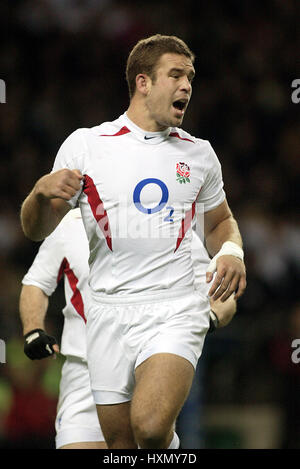 JOE WORSLEY ANGLETERRE & London Wasps RU LONDRES TWICKENHAM Angleterre 20 Décembre 2003 Banque D'Images