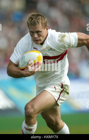 JOSH LEWSEY ANGLETERRE RU MANCHESTER EN ANGLETERRE 02 Août 2002 Banque D'Images