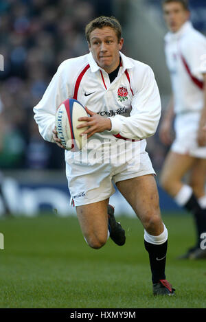 JONNY WILKINSON L'ANGLETERRE ET Newcastle Falcons RU LONDON TWICKENHAM 16 Février 2002 Banque D'Images