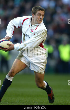 JONNY WILKINSON L'ANGLETERRE ET Newcastle Falcons RU LONDON TWICKENHAM 16 Février 2002 Banque D'Images