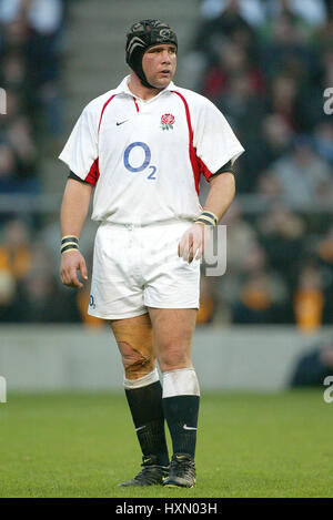 PHIL VICKERY ANGLETERRE & TWICKENHAM ANGLETERRE LONDRES GLOUCESTER RU 16 Novembre 2002 Banque D'Images