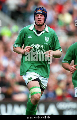 MALCOLM O'KELLY & IRLANDE LEINSTER RU LANSDOWNE ROAD DUBLIN 20 Octobre 2001 Banque D'Images