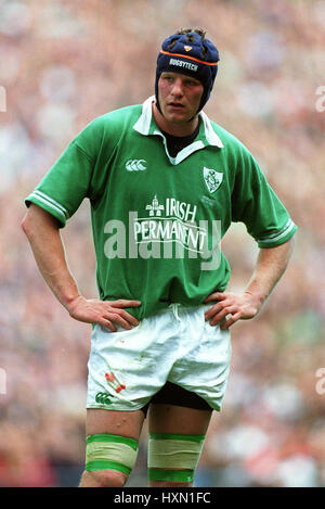 MALCOLM O'KELLY & IRLANDE LEINSTER RU LANSDOWNE ROAD DUBLIN 20 Octobre 2001 Banque D'Images