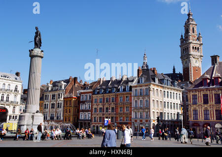 Vues de Lille, Hauts-de-France, France Banque D'Images