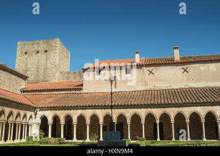 Abbaye Sainte Marie à Arles sur Tech, sud de la France Banque D'Images