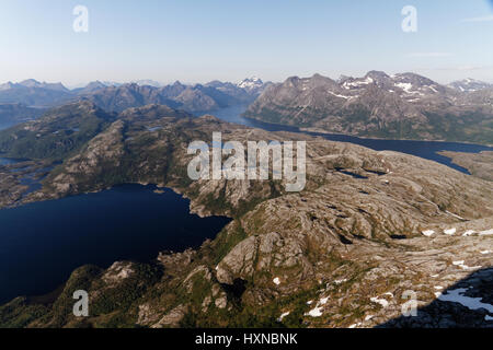 Montagnes autour de Bodø Banque D'Images