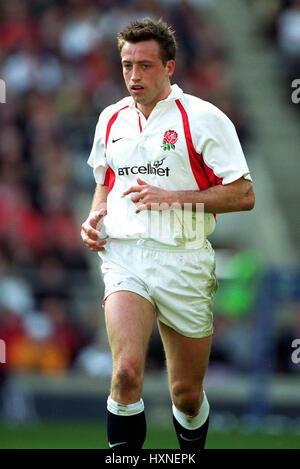 DAN LUGER ANGLETERRE & NEC HARLEQUINS TWICKENHAM RU LONDON ANGLETERRE 23 Mars 2002 Banque D'Images