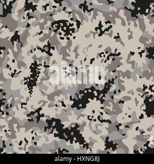 Les modèles sans couture Camouflage Flectarn polonais Illustration de Vecteur