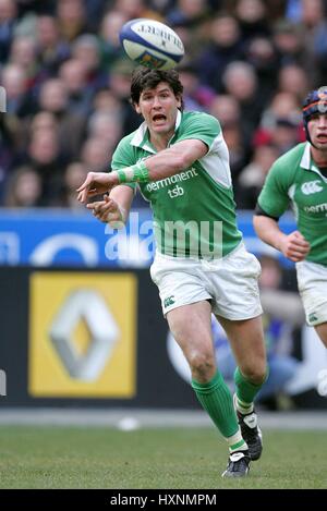 SHANE HORGAN & IRLANDE LEINSTER RU STADE FRANCE PARIS 11 Février 2006 Banque D'Images