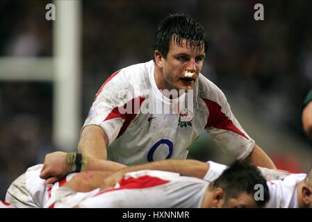 MARTIN CORRY L'ANGLETERRE V L'AFRIQUE DU SUD ANGLETERRE TWICKENHAM MIDDLESEX 25 Novembre 2006 Banque D'Images