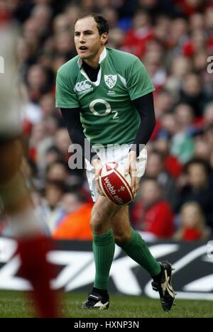 GIRVAN DEMPSEY & IRLANDE LEINSTER RU MILLENNIUM STADIUM Cardiff au Pays de Galles 04 Février 2007 Banque D'Images