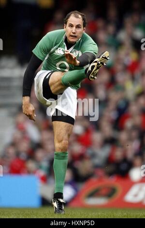 GIRVAN DEMPSEY & IRLANDE LEINSTER RU MILLENNIUM STADIUM Cardiff au Pays de Galles 04 Février 2007 Banque D'Images