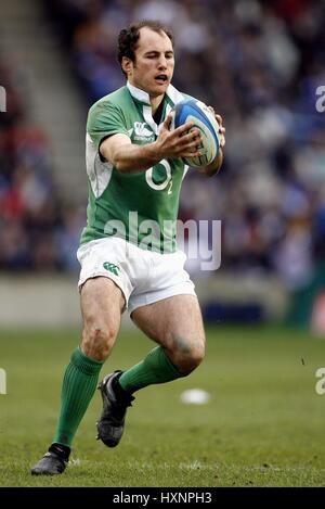 GIRVAN DEMPSEY & IRLANDE LEINSTER RU MURRAYFIELD Édimbourg en Écosse 10 Mars 2007 Banque D'Images