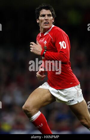 JAMES HOOK WALES & OSPREYS MILLENNIUM STADIUM Cardiff au Pays de Galles 17 Mars 2007 Banque D'Images