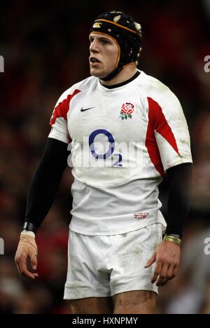 JAMES HASKELL ANGLETERRE & London Wasps Millennium Stadium Cardiff au Pays de Galles 17 Mars 2007 Banque D'Images