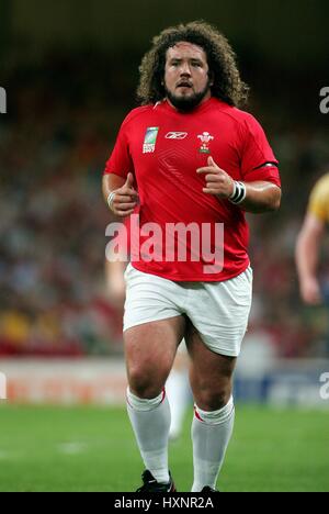 ADAM JONES WALES & NEATH SWANSEA OSPREYS Millennium Stadium de Cardiff au Pays de Galles le 15 septembre 2007 Banque D'Images