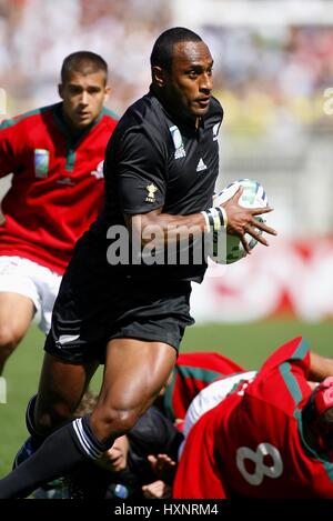 JOE ROKOCOKO Nouvelle-zélande RU STADE GERLAND LYON FRANCE 15 Septembre 2007 Banque D'Images