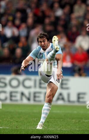 JUAN MARTIN HERNANDEZ ARGENTINE & STADE FRANCAIS RU STADE FRANCE PARIS FRANCE 14 Octobre 2007 Banque D'Images