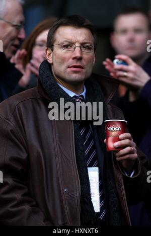 ROB ANDREW MBE ANGLETERRE ELITE RUGBY TWICKENHAM LONDRES ANGLETERRE DIRECTEUR 02 Février 2008 Banque D'Images