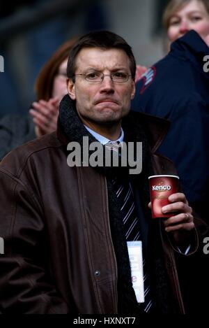 ROB ANDREW MBE ANGLETERRE ELITE RUGBY TWICKENHAM LONDRES ANGLETERRE DIRECTEUR 02 Février 2008 Banque D'Images