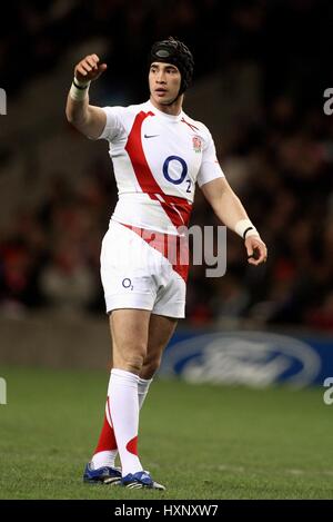 DANNY CIPRIANI ANGLETERRE & London Wasps RU LONDRES ANGLETERRE TWICKENHAM 02 Février 2008 Banque D'Images