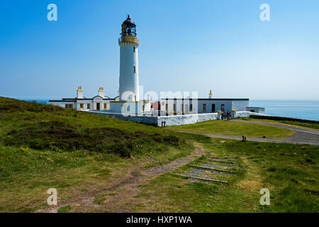 Le phare à Mull of Galloway, Dumfries et Galloway, Écosse, Royaume-Uni Banque D'Images