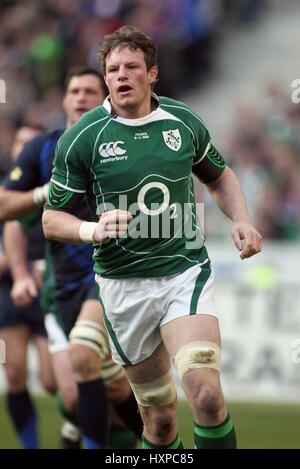 MALCOLM O'KELLY & IRLANDE LEINSTER RU STADE FRANCE PARIS FRANCE 09 Février 2008 Banque D'Images