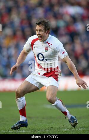 JONNY WILKINSON L'ANGLETERRE ET Newcastle Falcons RU MURRAYFIELD Édimbourg en Écosse 08 Mars 2008 Banque D'Images