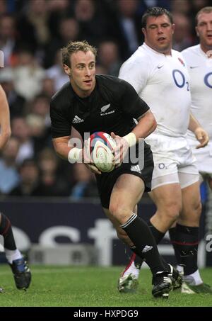 JIMMY COWAN LA Nouvelle-zélande RU ANGLETERRE TWICKENHAM MIDDLESEX 21 Novembre 2009 Banque D'Images