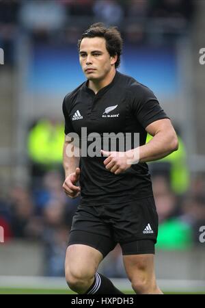 ZAC GUILDFORD Nouvelle-zélande RUGBY TWICKENHAM MIDDLESEX ANGLETERRE 21 Novembre 2009 Banque D'Images